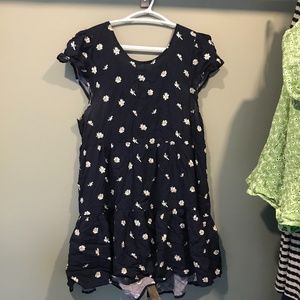 Daisy print summer dress
